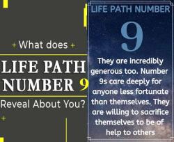 Find out the meaning of life path number 9 based on calculating your date of birth